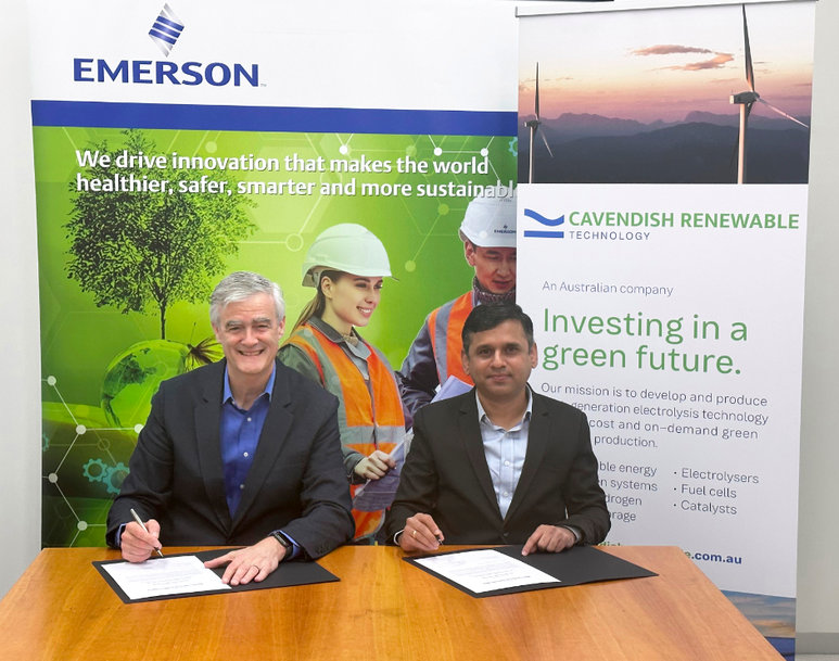 Emerson e Cavendish Renewable Technology promuovono l'innovazione nelle applicazioni dell'idrogeno